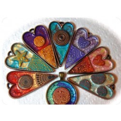 Pebeo Fantasy Prisme 12 X 20ml Paint Set Honeycomb Effect Craft Artist 757431